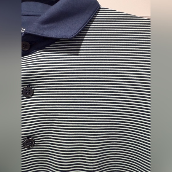 Mizzen+Main Blue and White Polo - Picture 2 of 4